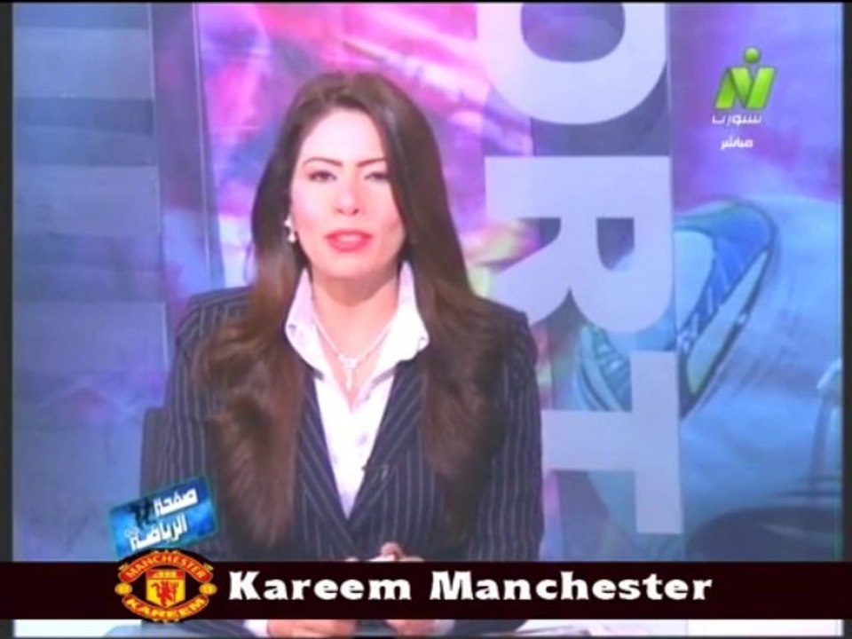 الاعلاميه سها ابراهيم فى صفحه الرياضه مع الناقد الرياضي كمال عامر 6 يناير 2014