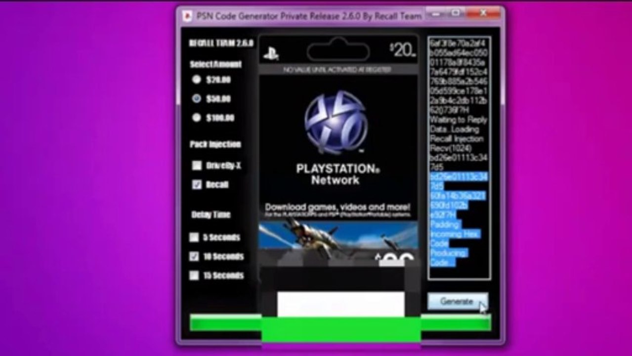 PSN Code Gratuit December January 2014 Sony Playstation Card Générateur