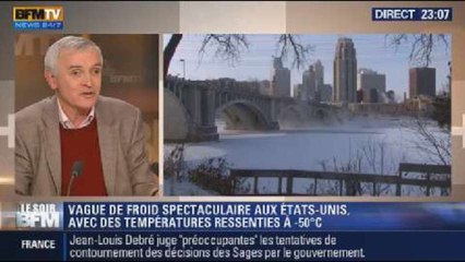 Le Soir BFM: vagues sur la côte atlantique et vague de froid aux États-Unis - 06/01 3/4