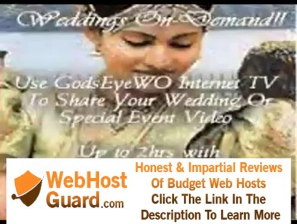 GodsEyeWO Internet TV On Demand Video Hosting Weddings