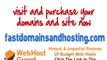 Fast Domain and Hosting - register domains and build websites from scratch