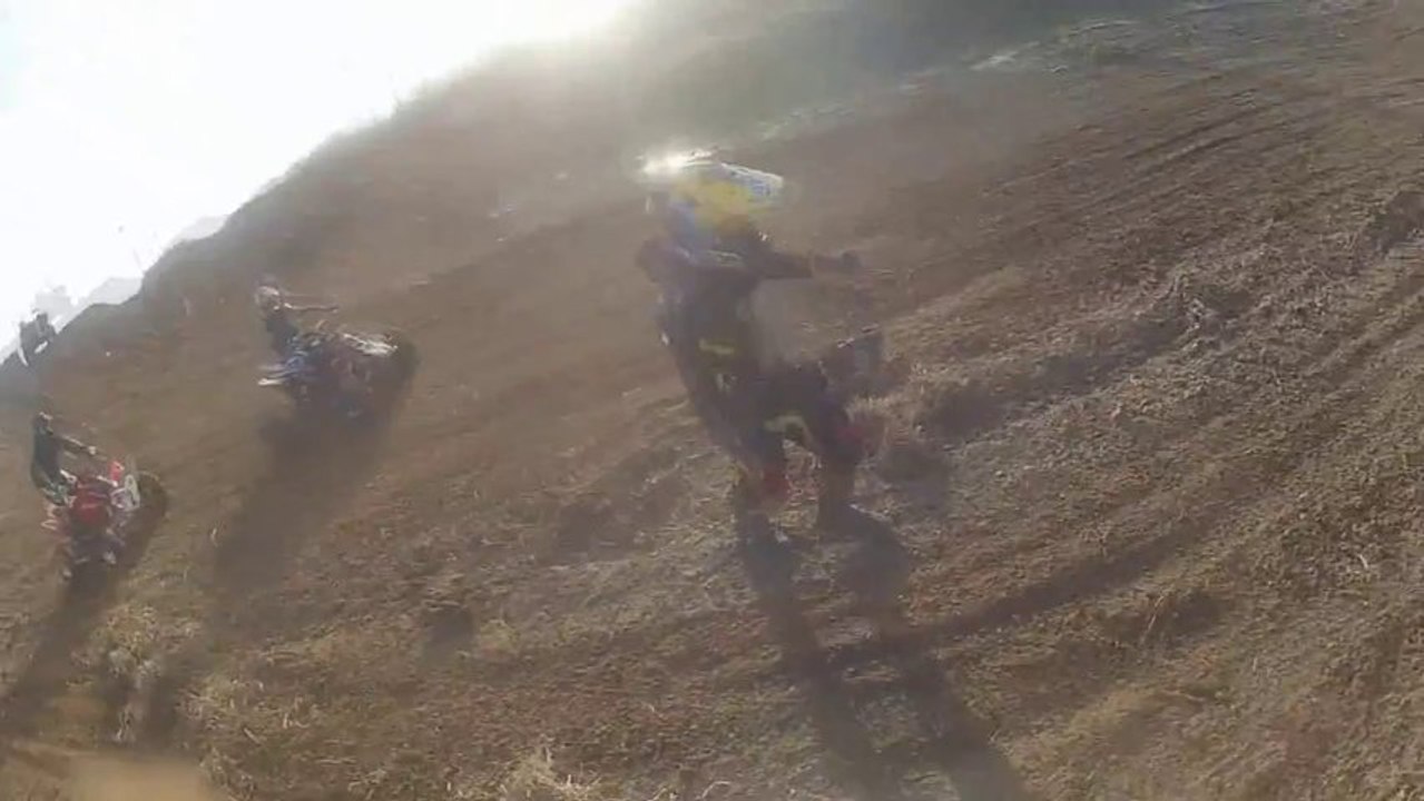 EPIC ATV CRASH - DUDE FLYS THROUGH THE AIR! Watch The Slow Motion!