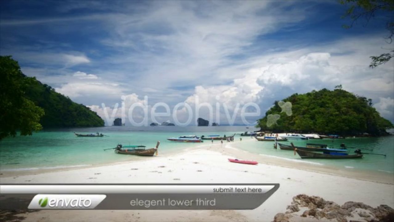 Elegant Lower Thirds - After Effects Template