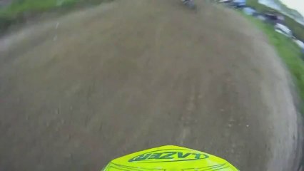 Crazy Motorcross CRASH - Dude Looses Control Of Dirt Bike