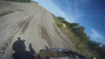BIG Dirt Bike Crash! Dude Flys Off His Motorcycle!