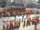 AMC workers strike enters 6th day, 239 suspended - Tv9 Gujarat
