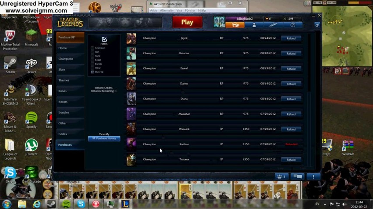 GameTag.com - Buy Sell Accounts - League of legends tutorial How to sell your Champions