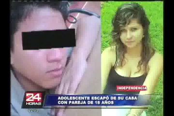 Menor que fugó con pareja mayor de edad fue encontrado en Independencia