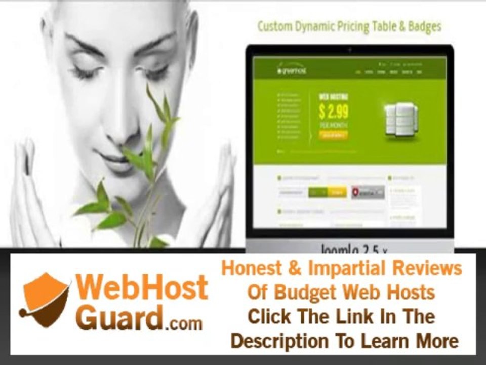 Preview GreenHost - Business and Hosting Joomla Template Joomla - Technology Template Download