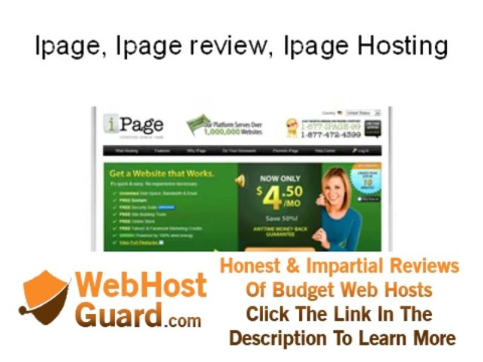Ipage Hosting: ipage: Ipage Review: Ipage hosting review: ipage web hosting