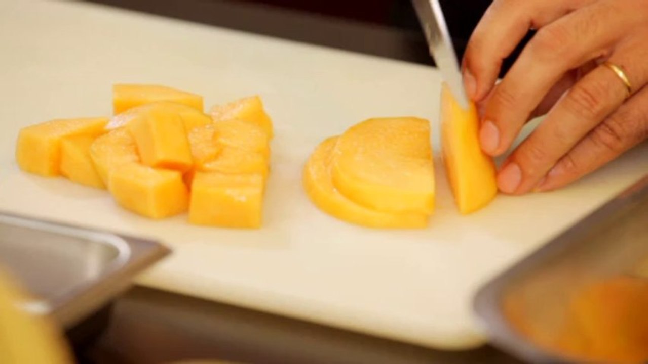 Tailler un melon en dés