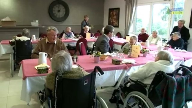 Visite des élus à la maison de retraite et au centre hospitalier du Cateau