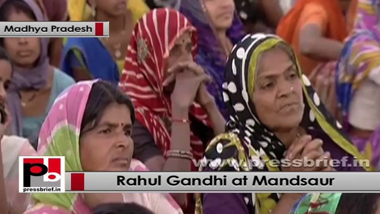 Rahul Gandhi: Our schemes provide helping hand to poor
