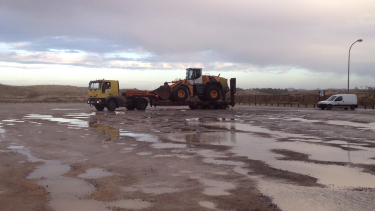 La plage des Mouettes après l'alerte