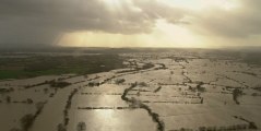 Des images aériennes montrent l'ampleur des inondations en Angleterre