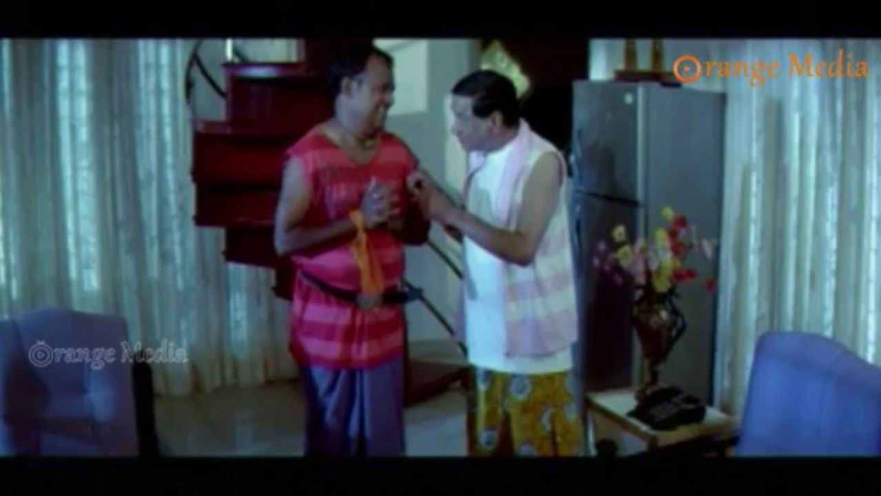 M S Narayana, Rajitha And A Thief  Full Comedy  From Udatha Udatha Ootch Movie