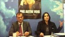 Lancement de la campagne des Municipales à Savigny sur Orge en présence de Louis Aliot, Vice-président du Front National et d'Audrey Guibert, tête de liste FN