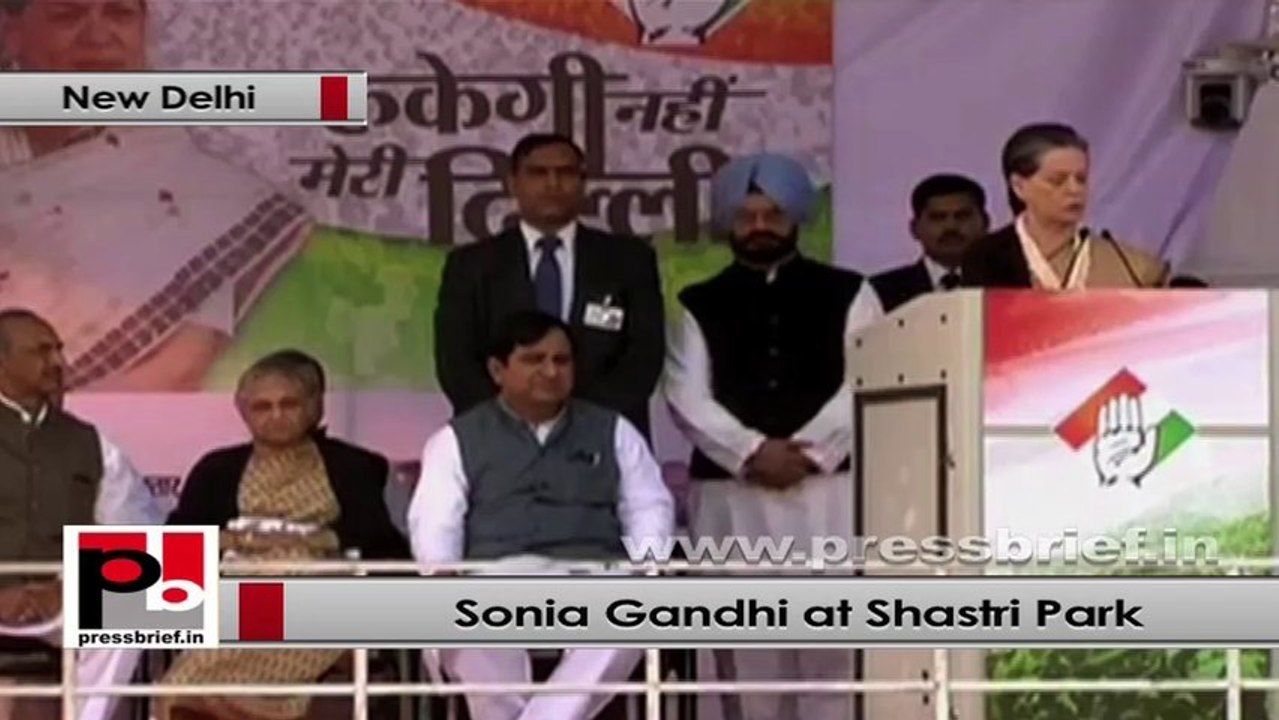 Sonia Gandhi: BJP doesn’t want to see development
