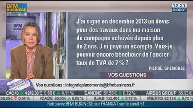 Les Réponses de Christine Blondel aux auditeurs, dans Intégrale Placements - 07/01