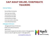 SAP ABAP ONLINE TRAINING