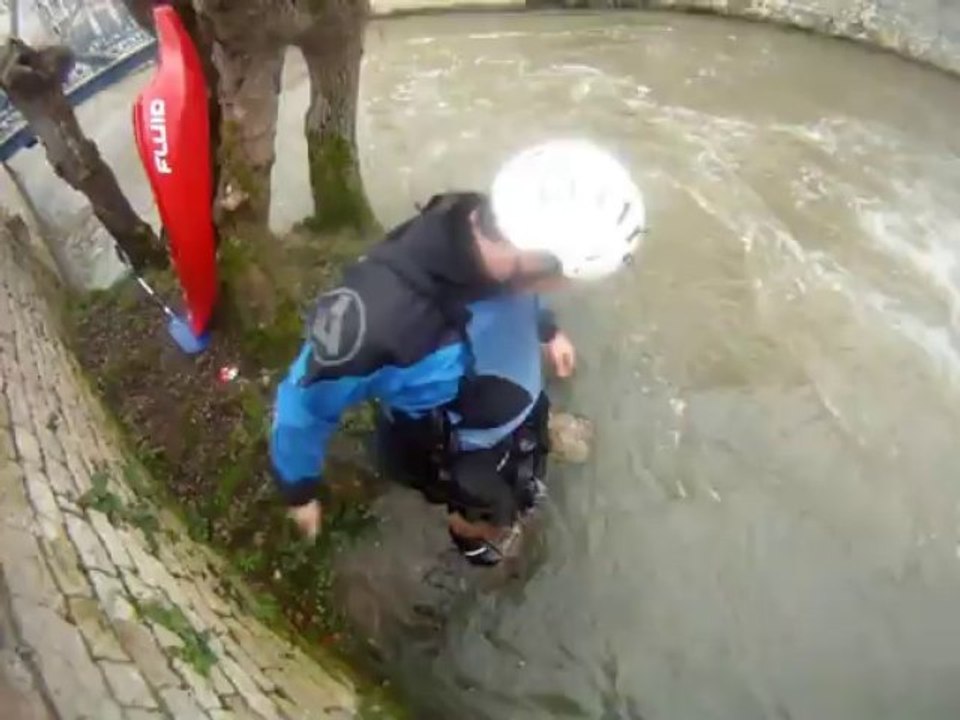 kayak Niort en crue
