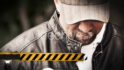 Hazard Grunge Paint Splat Lower Third - After Effects Template