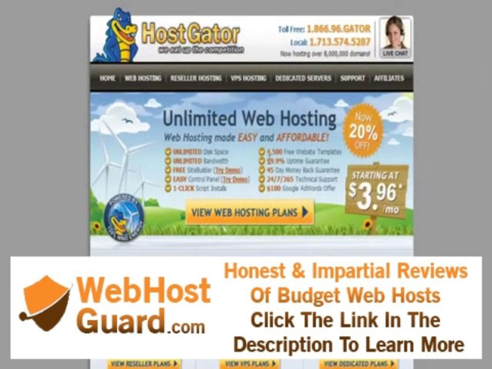 HostGator Review - Hosting With HostGator