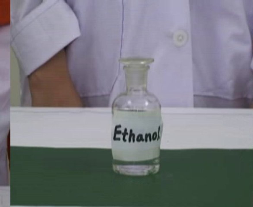 Chemistry Experiment Evaporation of Alcohol