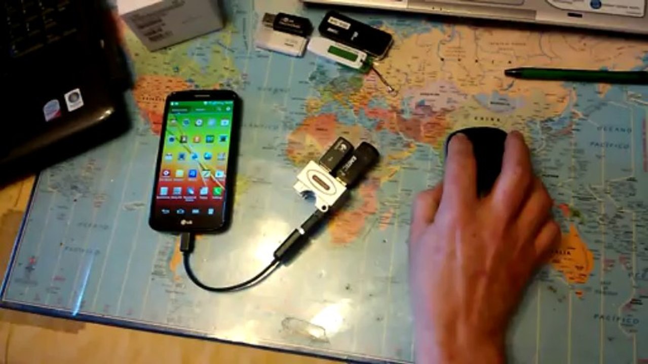 Uso de USB-OTG en un LG G2