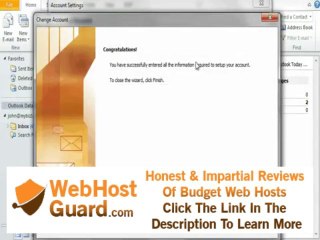 How to change your email password in Outlook 2010 | FastDot Cloud Hosting