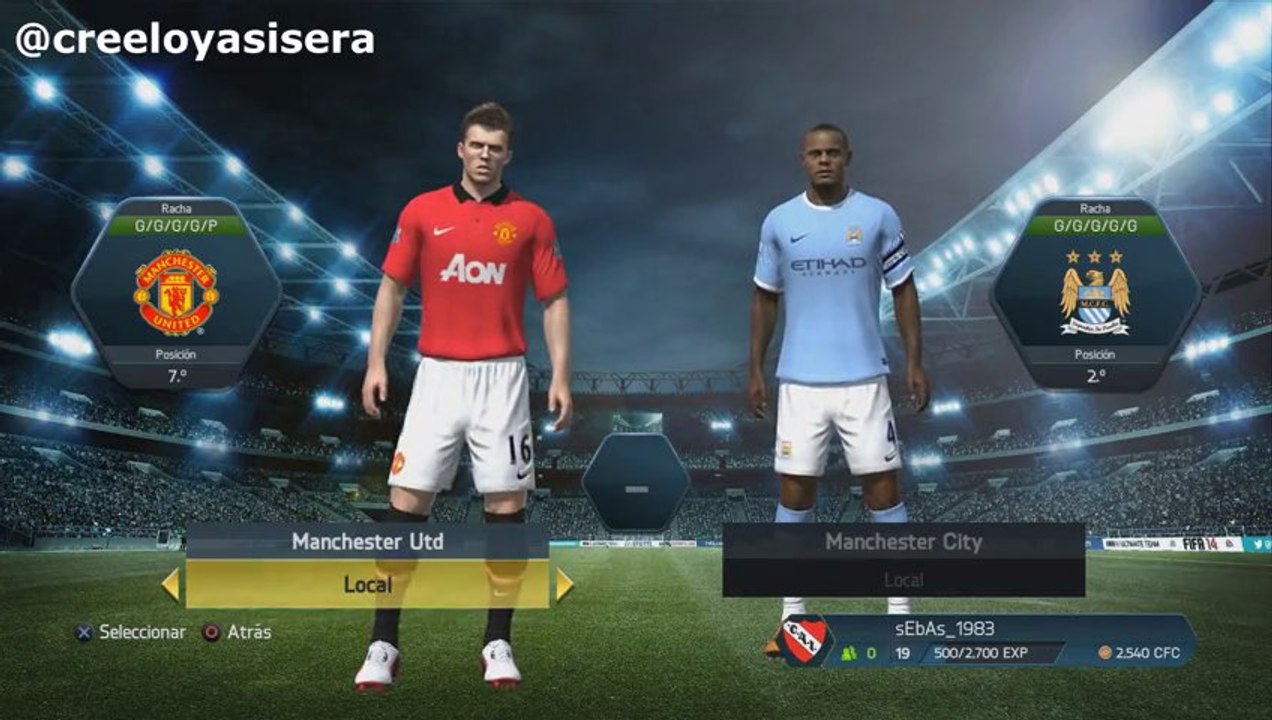 NEXT GEN FIFA 14 | Manchester United - Manchester City - FULL GAMEPLAY [HD+ XBOX ONE / PS4]