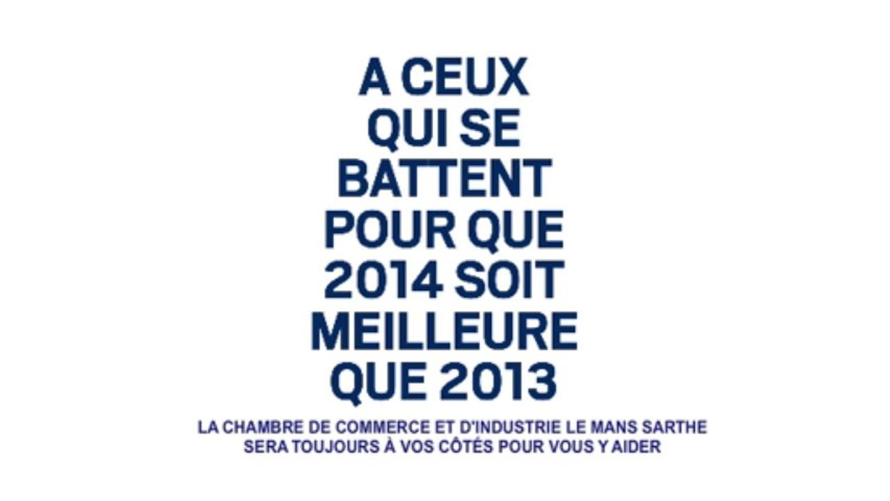 Voeux 2014 CCI Le Mans Sarthe