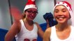 Les filles du LSC Gym Pleine Forme fêtent Noël et les professeurs
