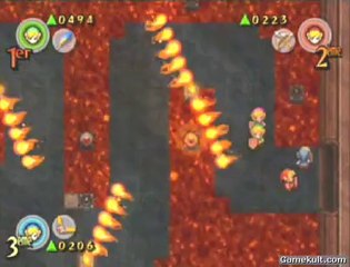 The Legend of Zelda : Four Swords Adventures - Tout feu tout flamme