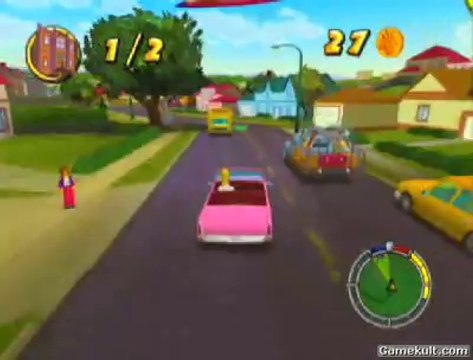 The Simpsons Hit & Run - Course contre Skinner