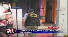 Los Olivos: ciudadano ecuatoriano fue asesinado de tres balazos en hostal