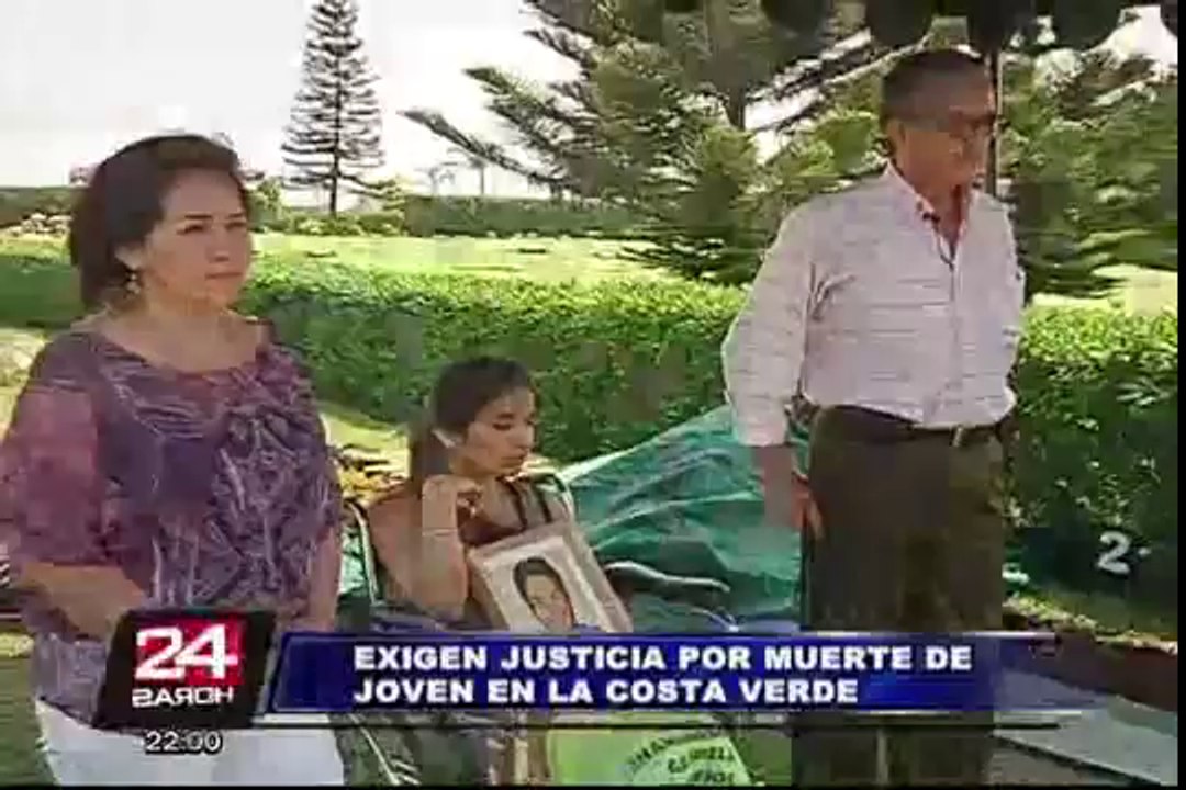 Madre pide justicia por muerte de su hijo en accidente de la Costa Verde