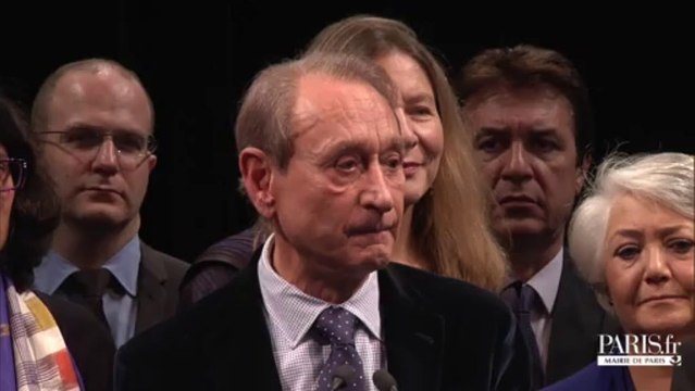 Voeux de Bertrand Delanoë aux élus parisiens (2014)