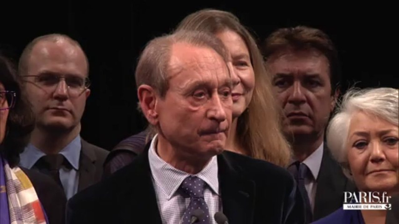 Voeux de Bertrand Delanoë aux élus parisiens (2014)