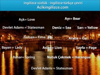 İngilizce Türkçe Çeviri Uzun Metin