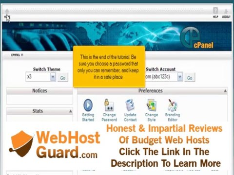 How To Change Your Password In cPanel | Website Hosting Tutorial