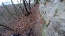 Vtt dans la forêt de Bridel-Kopstal à Luxembourg