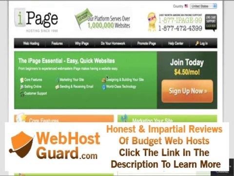 iPage web hosting review by The Webs Review (HD)