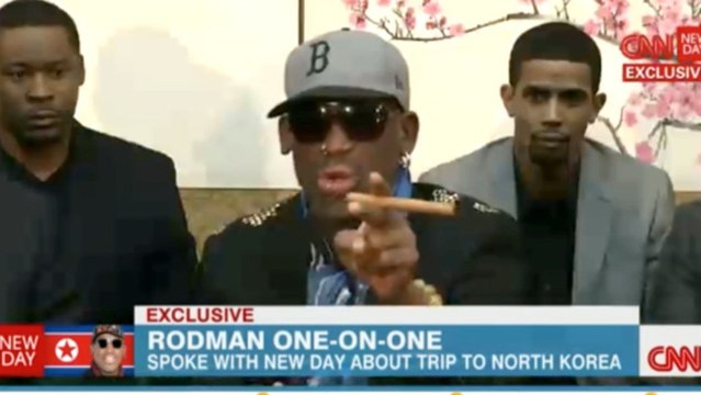 Dennis Rodman Visits North Korea, Blows Up On CNN Interview