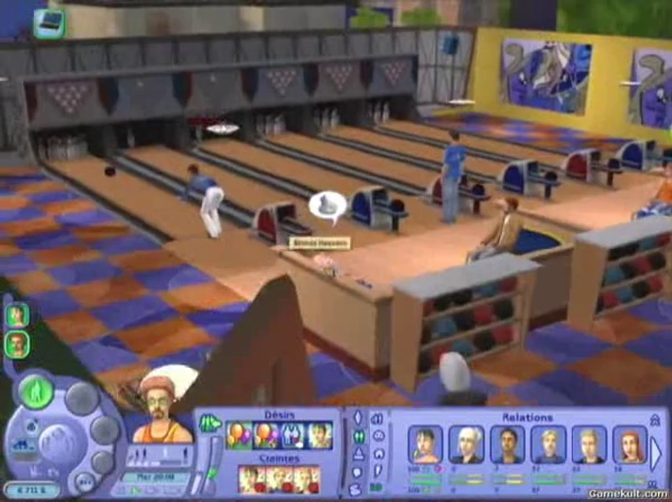 Les Sims 2 : Nuits de folie - Drague au bowling