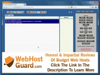 Web Based ChatSpace Hosting Manger