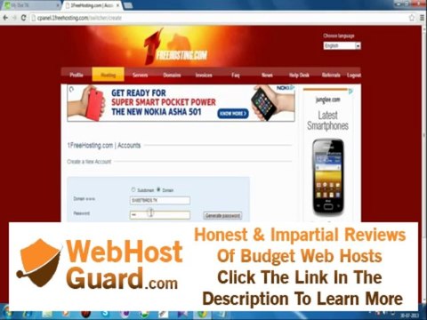 GET FREE DOMAIN HOSTING AND WEBSITE 100% FREE!! #1