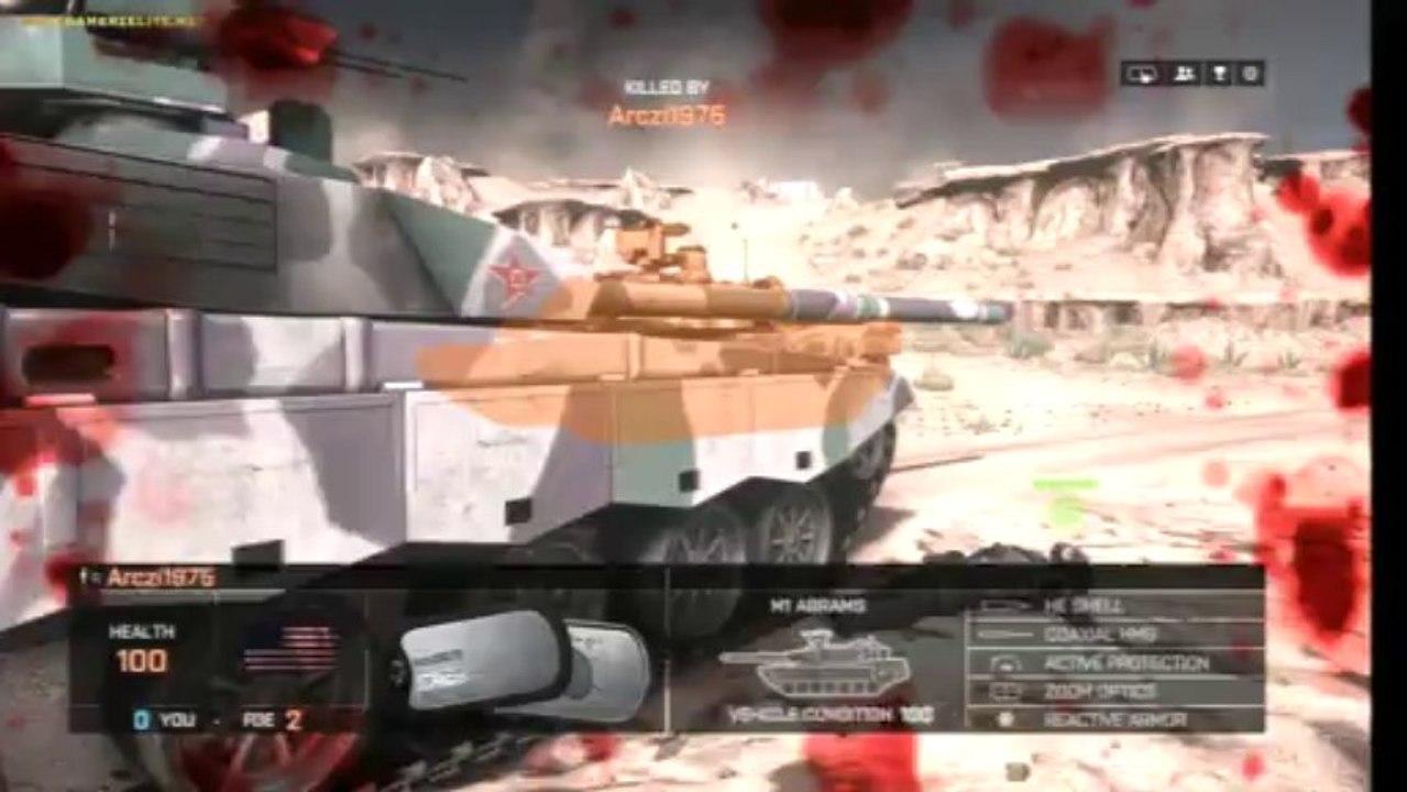 BF4 Testing a Tank