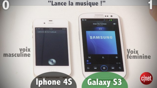 Fight Siri contre S-voice (iPhone 4S vs Galaxy S3)