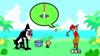 Beat the Beat : Rhythm Paradise - Golf de singe